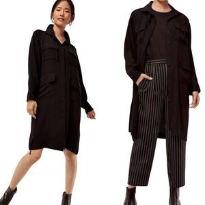 Aritzia Babaton Howitt Black Jacket Dress